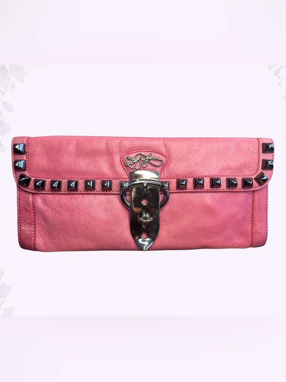 Vintage Betsey Johnson Leather Clutch